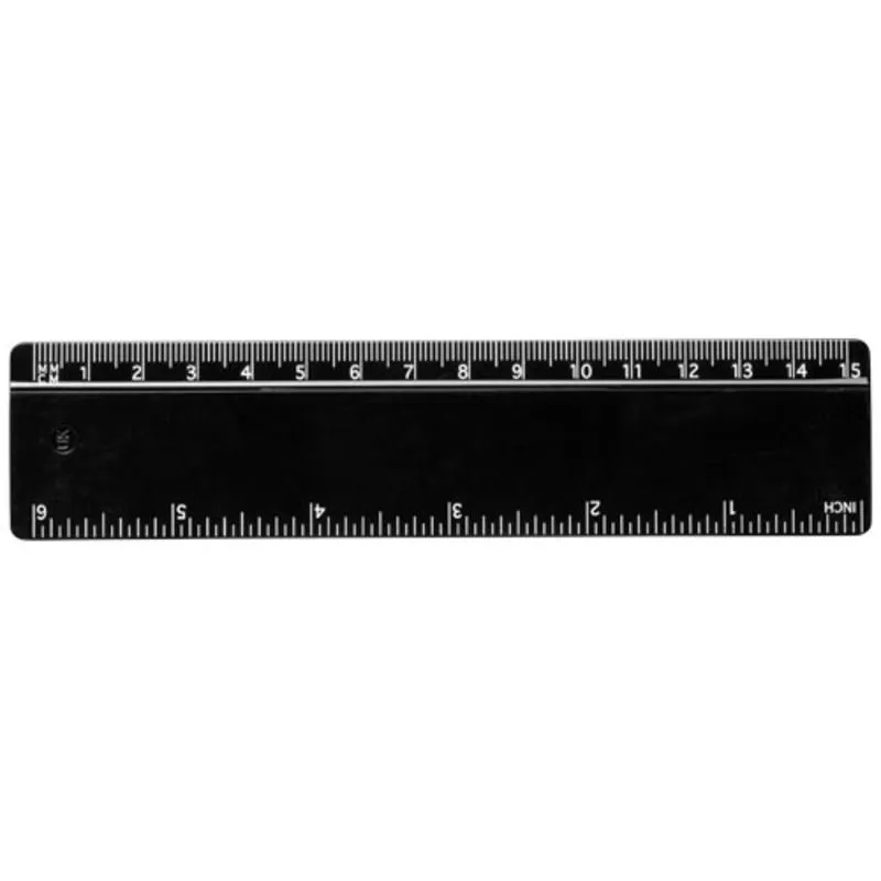 Regla de plástico reciclado de 15 cm Refari